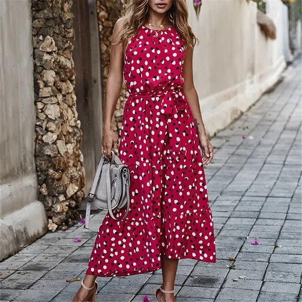Robe champêtre sans manche