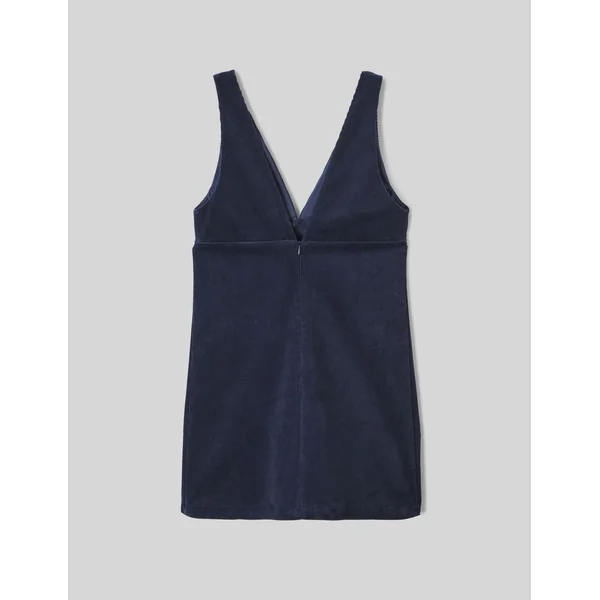 Robe chasuble velours Bleu foncé