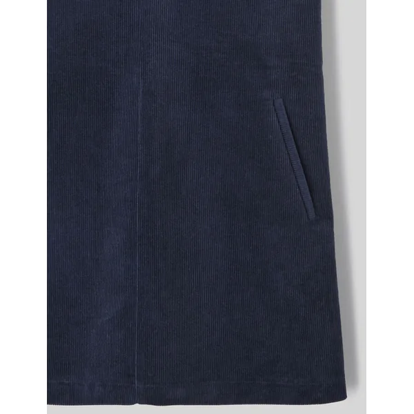 Robe chasuble velours Bleu foncé