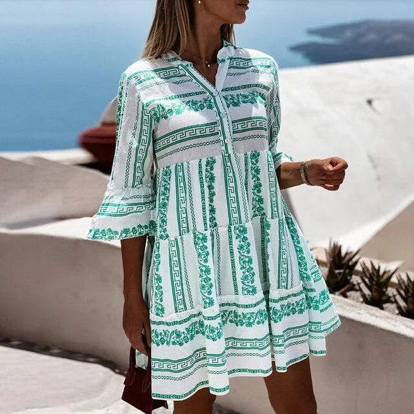 Robe chic champêtre pour femmes décontractées