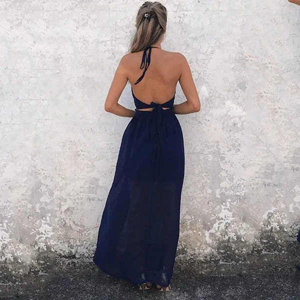 Robe Cocktail Chic Mariage Bleu Marine
