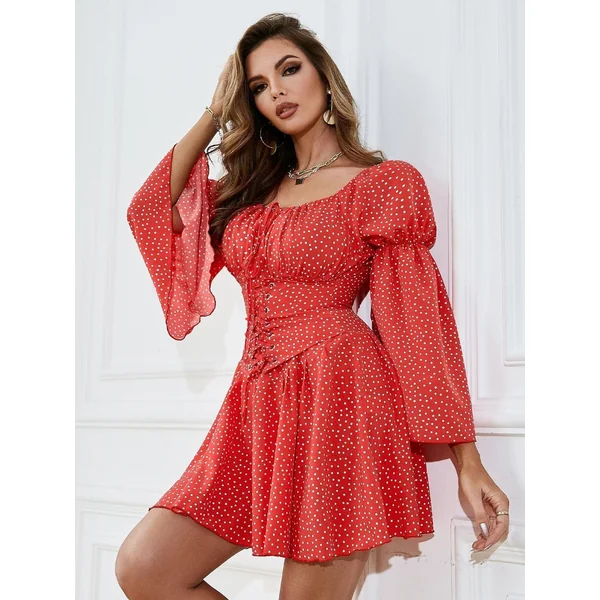 Robe Corset À Épaules Décolletées