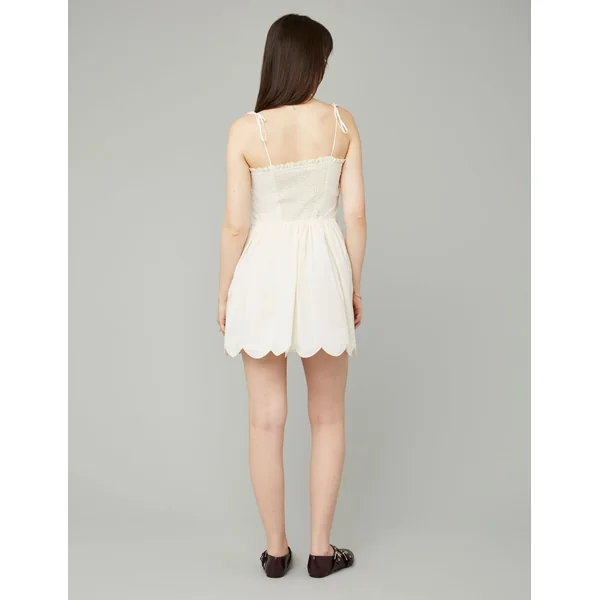 Robe courte Blanc écru