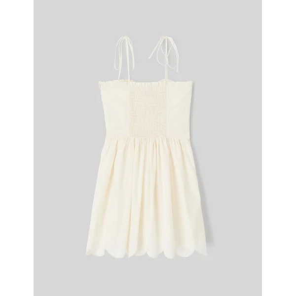 Robe courte Blanc écru