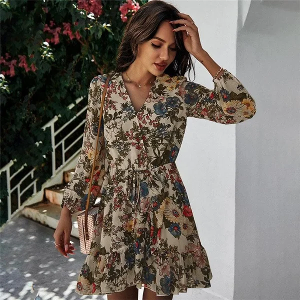 Robe Courte Bohème Chic
