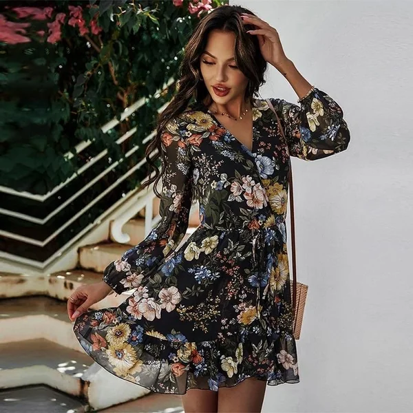 Robe Courte Bohème Chic