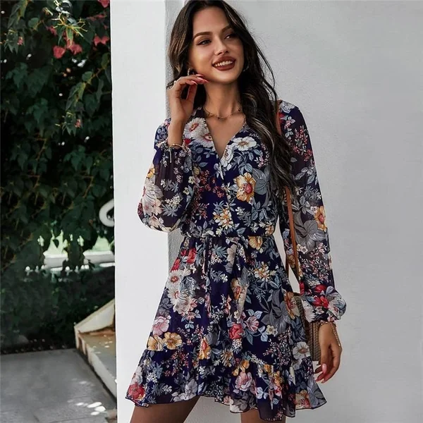 Robe Courte Bohème Chic