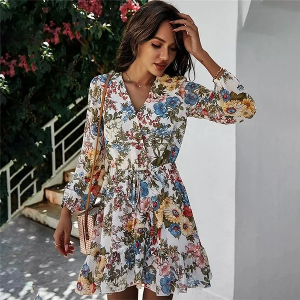 Robe Courte Bohème Chic