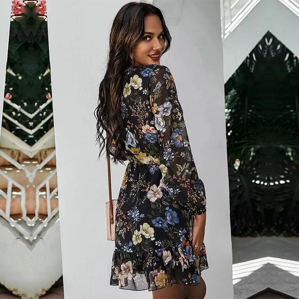 Robe Courte Bohème Chic