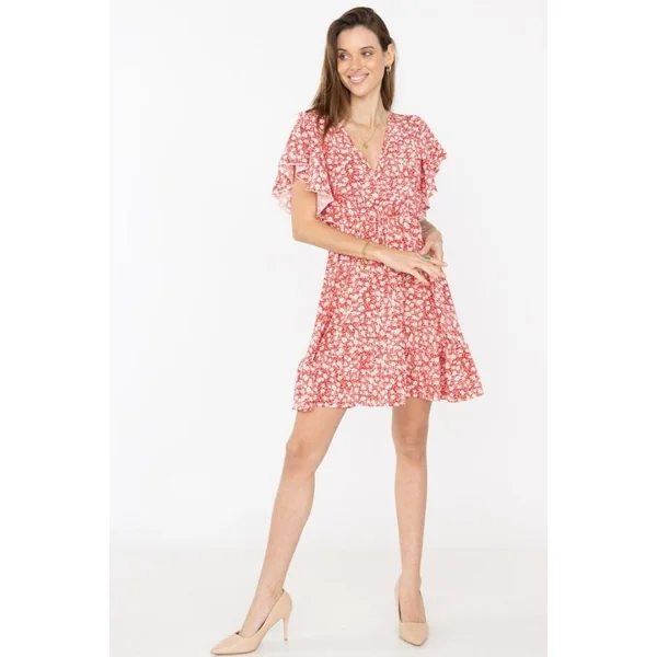 Robe Courte Bohème Fleurie