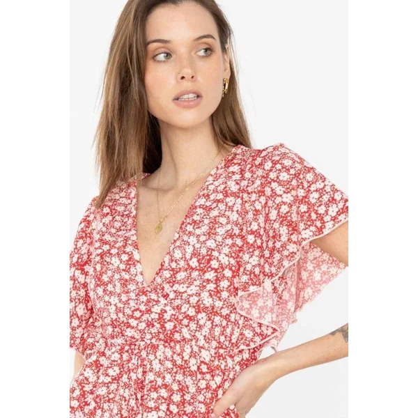 Robe Courte Bohème Fleurie