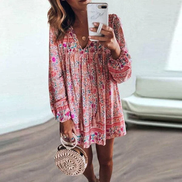 Robe courte bohémienne, Style plage