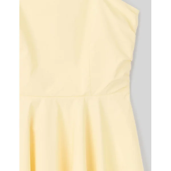 Robe courte fines bretelles Jaune