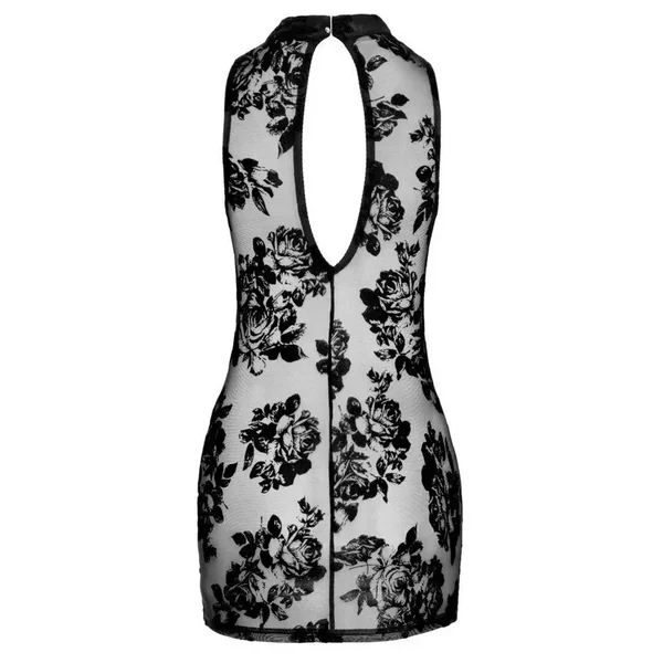 Robe courte Roses noires