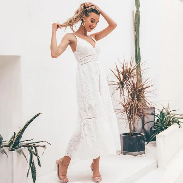 Robe De Bal De Fin D’Année Blanche