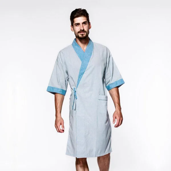 Robe De Chambre Coton Homme