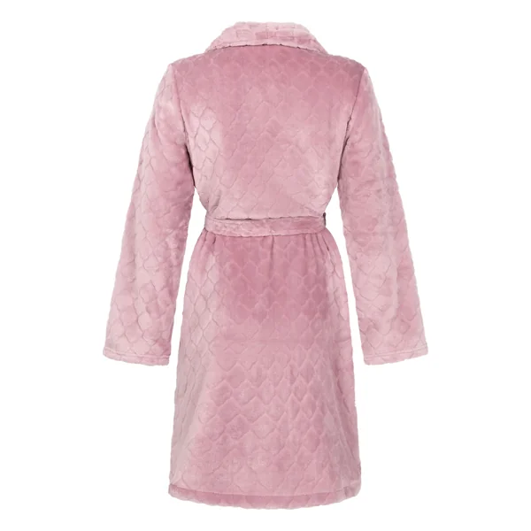 Robe de chambre courte en fleece - Violet
