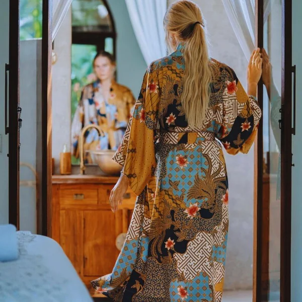 Robe de chambre Kimono Soie