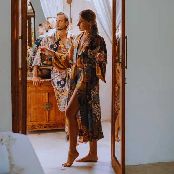Robe de chambre Kimono Soie