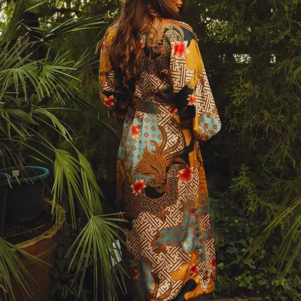 Robe de chambre Kimono Soie