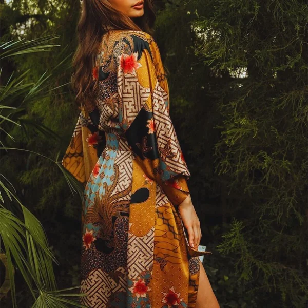 Robe de chambre Kimono Soie