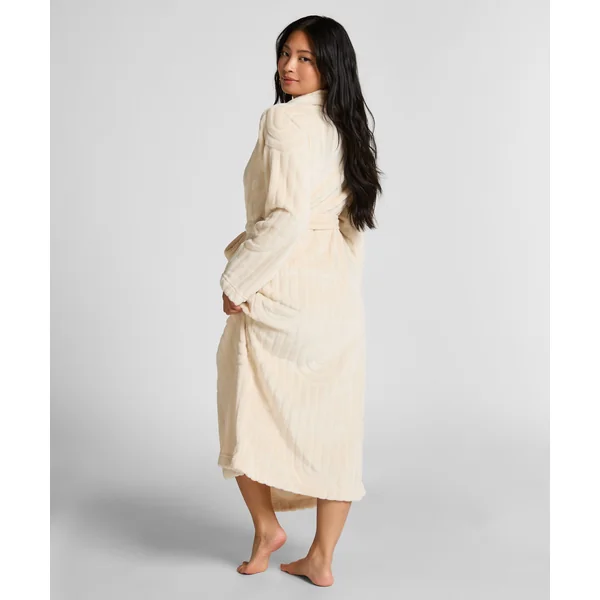 Robe de chambre longue en Fleece - Blanc