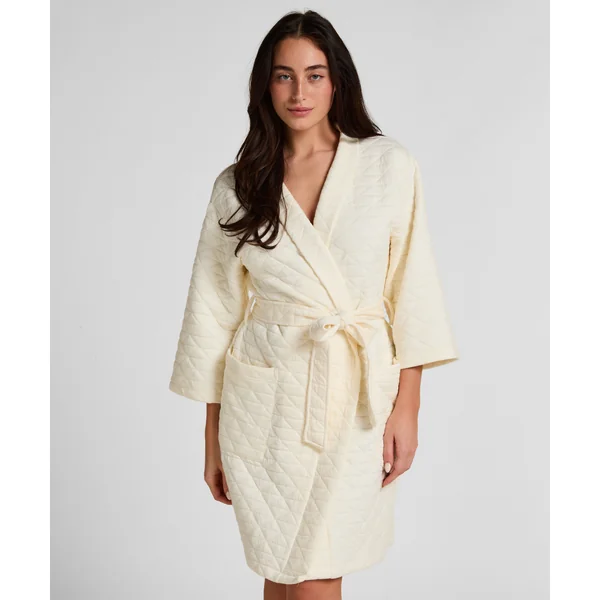 Robe de Chambre Matelassée - Blanc