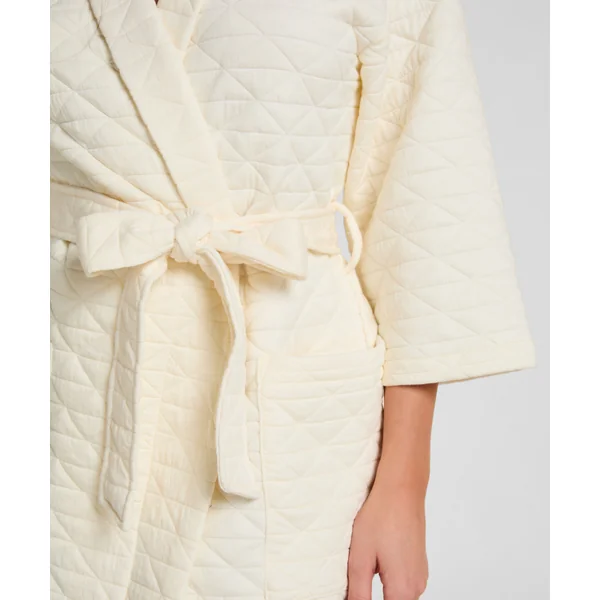 Robe de Chambre Matelassée - Blanc