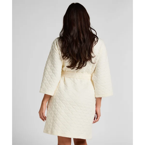 Robe de Chambre Matelassée - Blanc