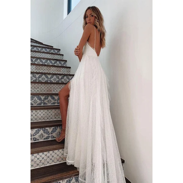 Robe De Graduation Bohème Blanche