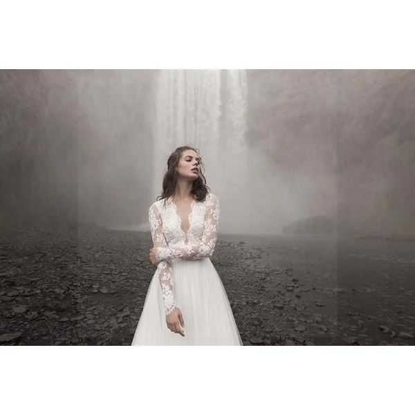 Robe de mariée boheme dentelle dos nu