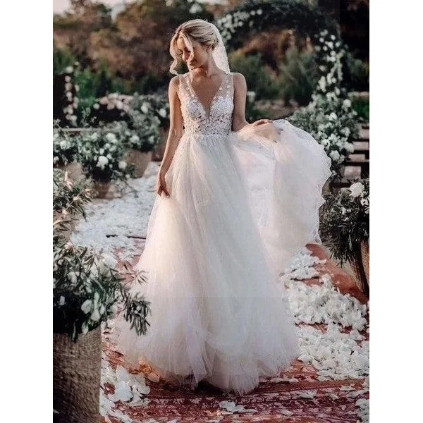 Robe de mariée bohème blanche