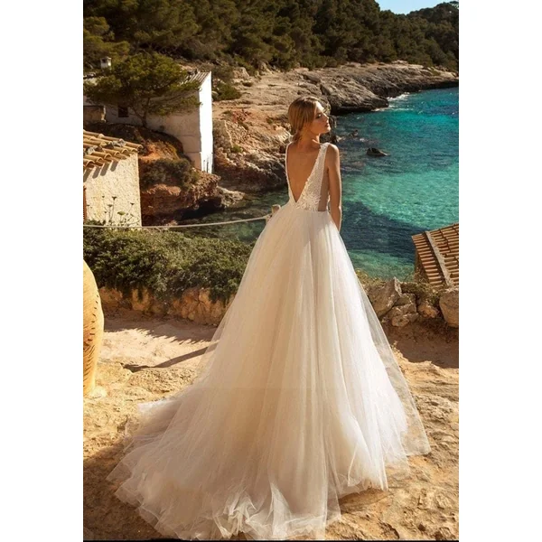 Robe de mariée bohème dos nu