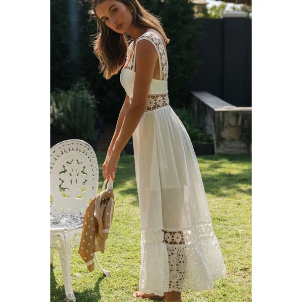 Robe de Mariée Bohème Florale Fluide – Clarence