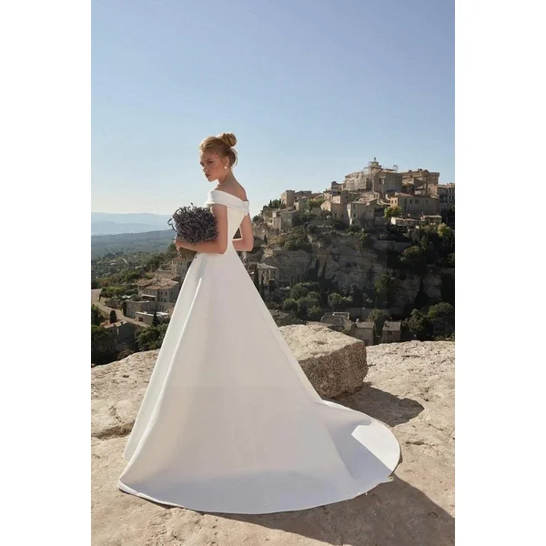 Robe de mariée bohème fluide