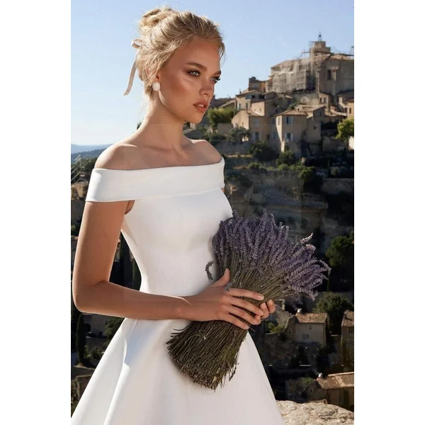 Robe de mariée bohème fluide