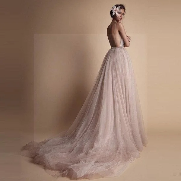 Robe de mariée bohème glamour