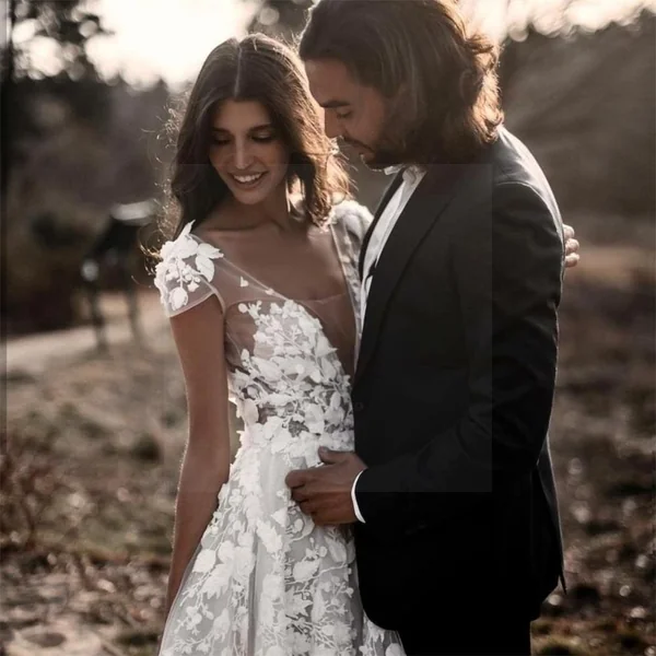 Robe de mariée esprit bohème