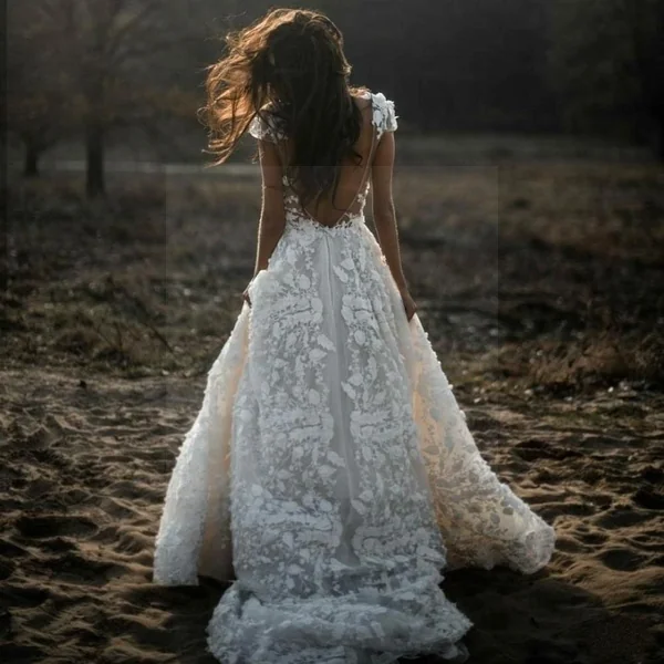 Robe de mariée esprit bohème