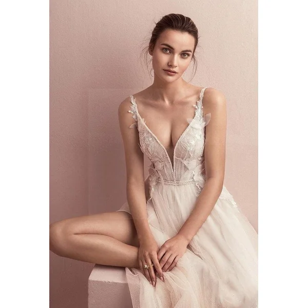 Robe de mariée style bohème romantique