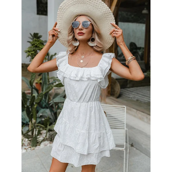 Robe De Plage Bohème Sans Manches