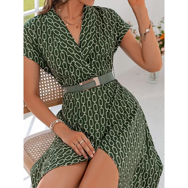 Robe De Plage Vert Olive Pour Les Vacances