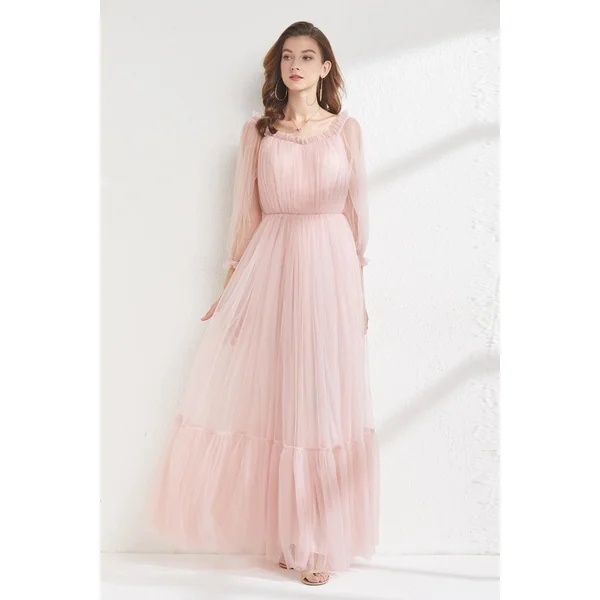 Robe De Princesse Rose Bohème