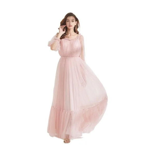 Robe De Princesse Rose Bohème