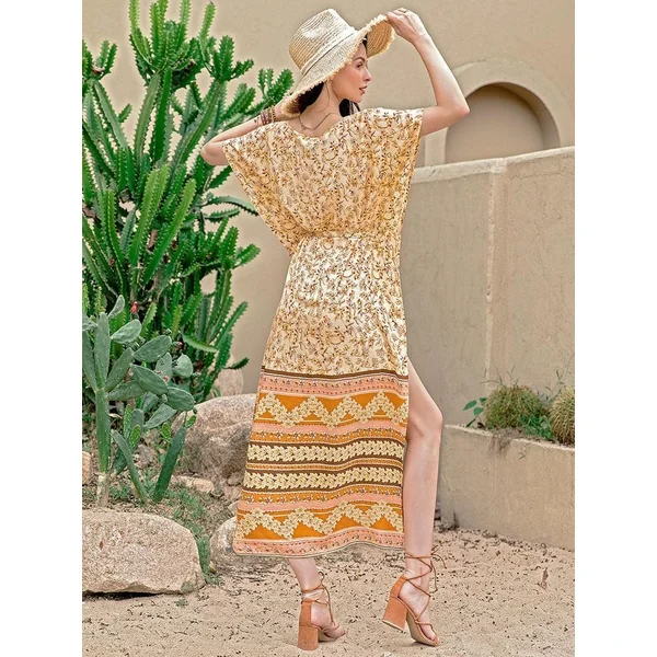 Robe De Promo Bohème Jaune