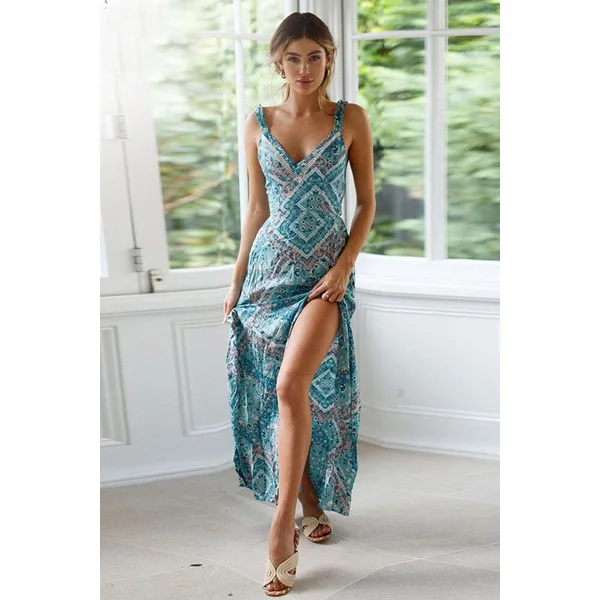 Robe de Soirée Longue Bohème Chic – Neva