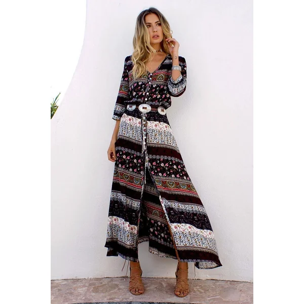 Robe de Soirée Longue Bohème – Quitterie