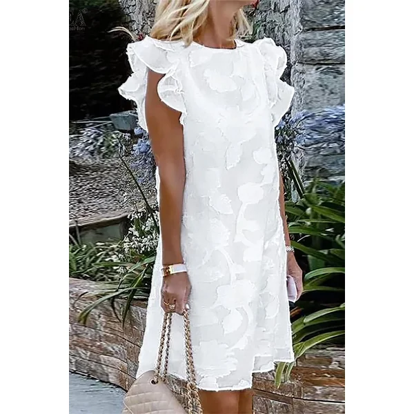 Robe Dentelle Bohème Courte – Clarisse