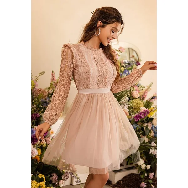 Robe Dentelle Champêtre Chic
