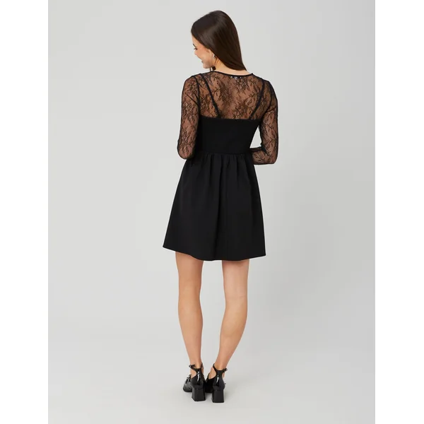 Robe dentelle Noir